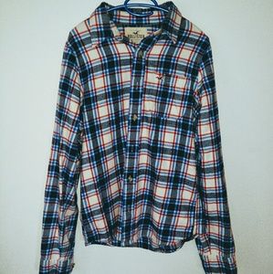 Long sleeve, Button up, plad, shirt